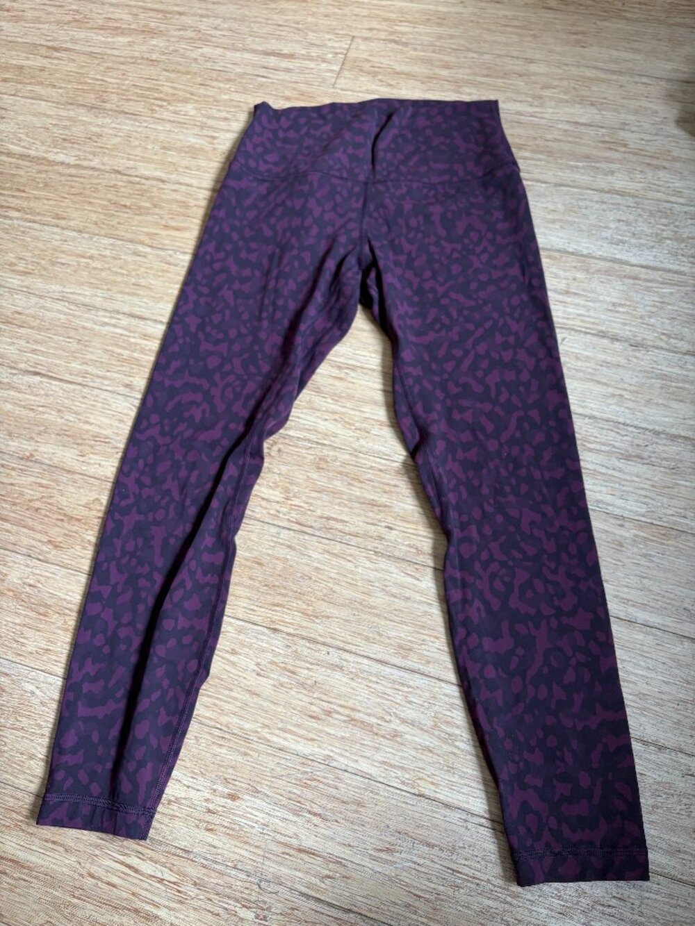 Lululemon Align Pant 25" Formation Camo Dark Adobe Yoga Leggings 8